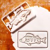 BAKERLOGY River Bass Cookie Cutter - Detailed Cookie Cutter Design
