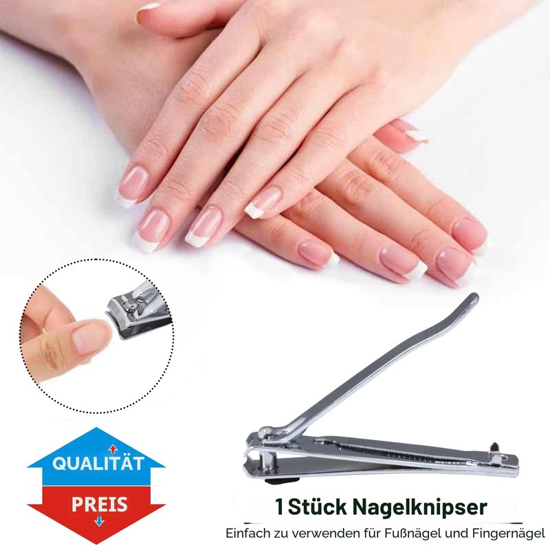 SS INSTRUMENTX Heavy Duty Stainless Steel Nail Clippers for Men