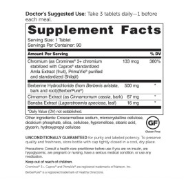 Dr. Whitaker Berberine GlucoGold, 500 mg per capsule, 90 Tablets