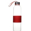 UNIWARE Premium 550ml Borosilicate Glass Water Bottle (Red)
