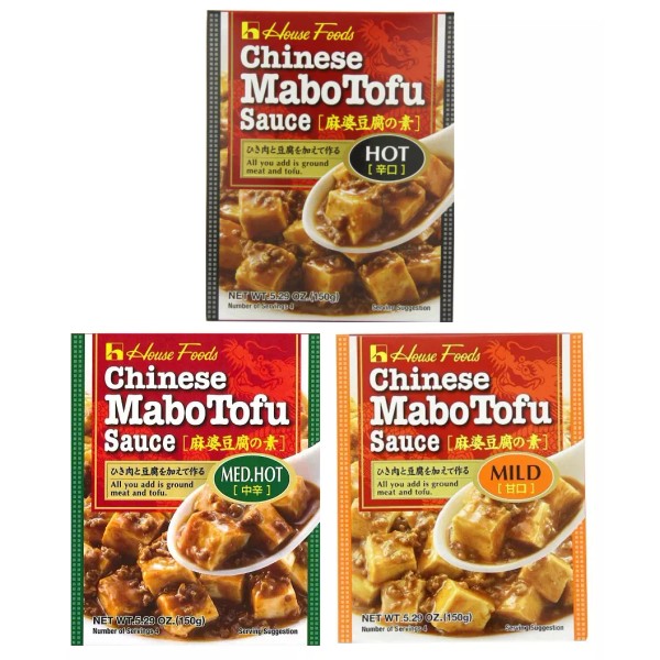 House Foods Set of 3 House Foods Chinese Szechuan Mabo