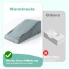 WarmInsula Leg Elevation Pillows for After Surgery, Memory Foam Knee