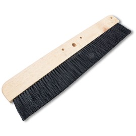 MARSHALLTOWN Wood Backed Concrete Broom, Polypropylene Bristles, 24 Inch, Non-Slip Finish, Made in USA, 830