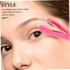 Baluue Eyebrow Tweezers Automatic Brow Shaping Clamp Precision Eyebrow Trimmer