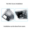 Tech Drive Bathroom fan 110 CFM, 1.2Sone No Attic access