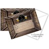 Cheers and Beers Birthday Country Rustic Fill in Set of