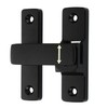 Glow-in-the-Dark Safety Door Lock with Double Latch Security Drawer Lock Black