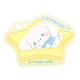 Tees Factory Sanrio Glow in the Dark Acrylic Sticker Cinnamoroll H4.5 x W5 x D 0.3 cm SR-5541851CR