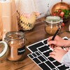 273 Pcs Labels for Jars, Waterproof Reusable Chalkboard Labels for