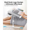 SAIJI Adjustable Laptop Bed Tray | Foldable Desk with Drawer