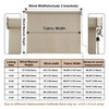 AOSKY Outdoor Roller Shades，Cordless Patio Shades Roll Up Outdoor Blinds，Roller