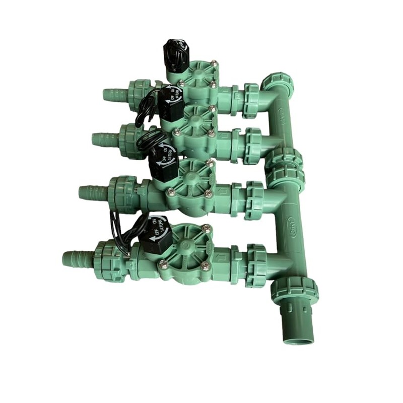 Orbit 4-Valve Preassembled Manifold, Poly Pipe (4-Valve Preassembled Manifold)