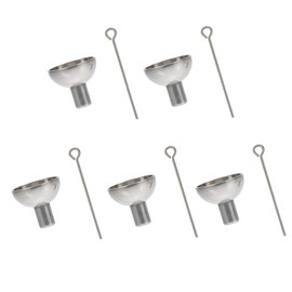 Baluue Mini Stainless Steel Funnels Dispensing Funnel for Essential Oils Funnels Household Resistant to Scratch Break for Small Bottles