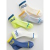 InSomila Children's Socks, 5 Pairs Set, Colorful, Mesh, Cute, Socks,