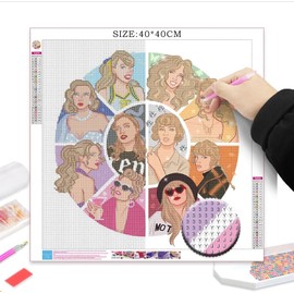 5D Diamond Painting for Adults,DIY Diamond Painting Kits,Diamond Painting Kit Art for Wall Home Decor Arts Craft (Polychromatic 11.8 * 15.7)