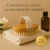 Cepillo Corporal exfoliante 100% Natural Suave, Libre de Plástico, Mango