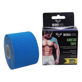 Medica Vital Cinta Kinesiológica Vendaje Muscular 5x5cm Ckmv Medica Vital Color Azul