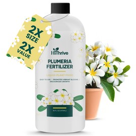 16oz Plumeria Fertilizer - Makes 16 Gallons of Liquid Plant Food for Plumeria Plants Live, Tropical Plant Fertilizer for Vibrant Flowers, Glossy Leaves, and Strong Roots - Nutrient-Rich Flower Food