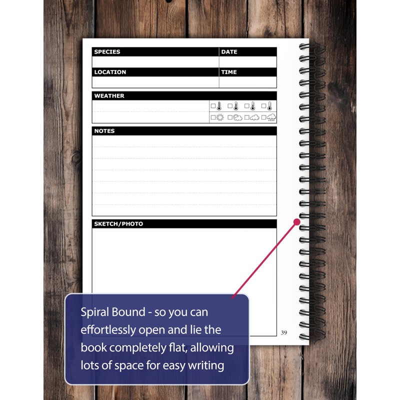 Birding Journal with Life List & Checklist A5
