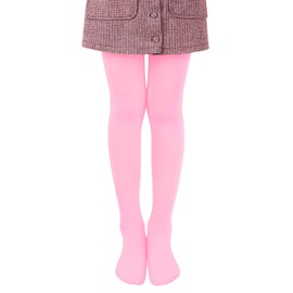 L&K-II Ballet Tights Girls Dance Tights Microfibre Coloured Size 86-152 27251, pink