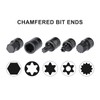 CASOMAN 84 Pieces 3/8" Dr. Master Hex & Torx Bit