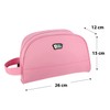 Grafoplás Bits & Bobs Round Cosmetic Bag with Side Handle,
