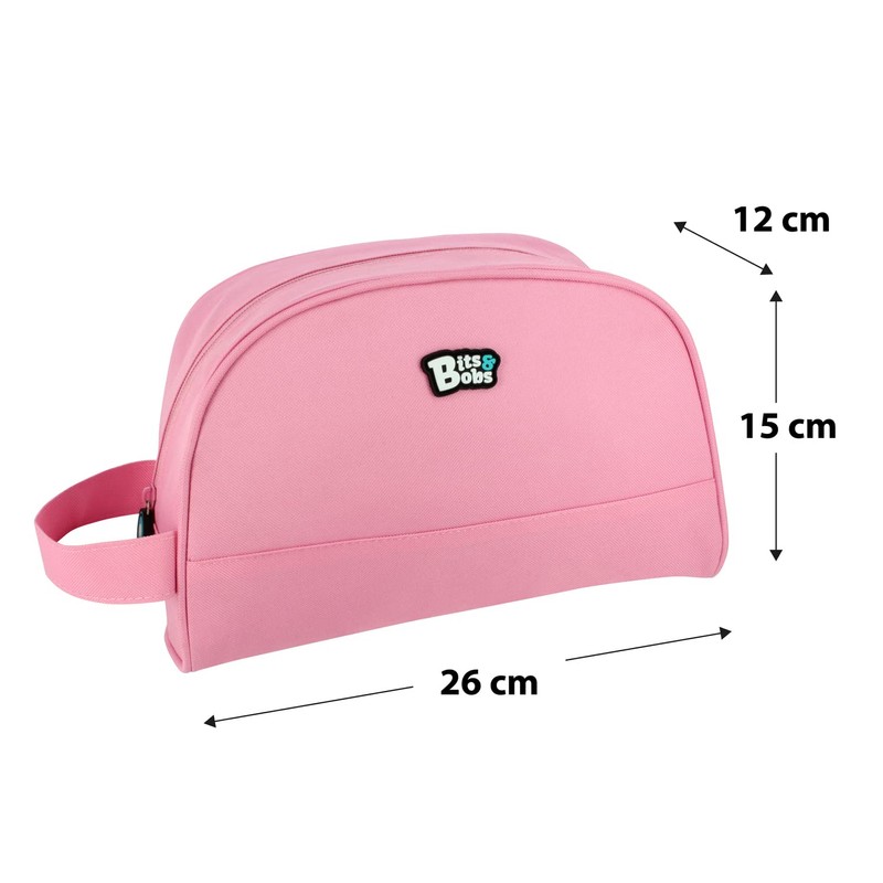 Grafoplás Bits & Bobs Round Cosmetic Bag with Side Handle,