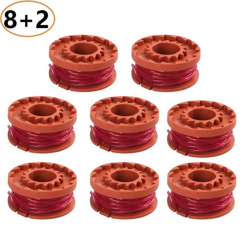 Lucky Seven Trimmer Spool Line Compatible with Worx，Edger Spool Compatible