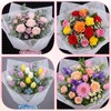 36 Sheets Tissue Flower Wrapping Paper, Milky White 11.8"x11.8" Floral