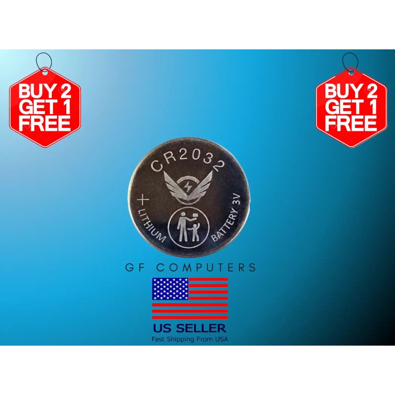 GF Computers CR2032 Lithium 3V Coin Battery For E-Readers