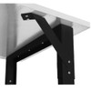 Workbench Table Frame 20" Depth - Black - 30" to
