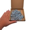 SKIR'CO (50 pcs) DIN 571 Zinc Plated Steel Hexagon Wood