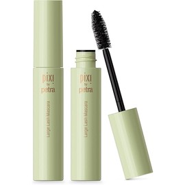 Pixi Beauty Large Lash Mascara - Bold Black 12ml | Intensely Volumizing Mascara | Buildable Formula | Lengthen and Plump Lashes | 0.4 Fl Oz