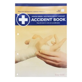 40 Records HSE Compliant A4 Accident Book - Workplace Injury Record/Log (2X Accident Log Books)