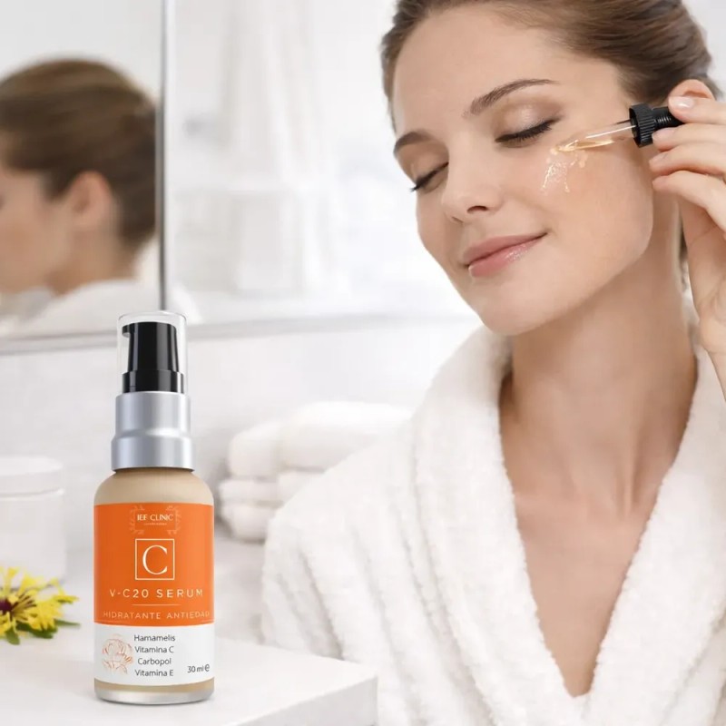 V-c20 Serum Vitamina C 20% Vitamina E Hamamelis Carbopol