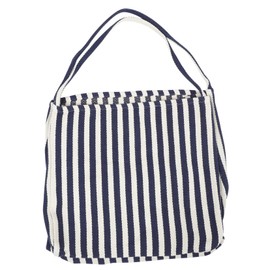 LABRIMP Large Capacity Striped Canvas Bag Women's Handbags Sling Bag for Travel Daily Use