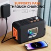 HOWEASY Portable Power Station,120W(240W Peak) Solar Generator,88Wh Lithium Battery Power