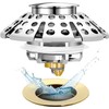 Anlige Bathtub Drain Stopper, Pop Up Tub Stopper with Drain
