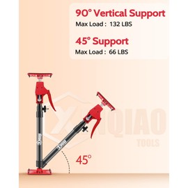XINQIAO Cabinet Jacks for Installing Cabinets, Light Duty Third Hand Tools Adjustable Support Pole from 15.7 in to 27.6 in, 2 PCS