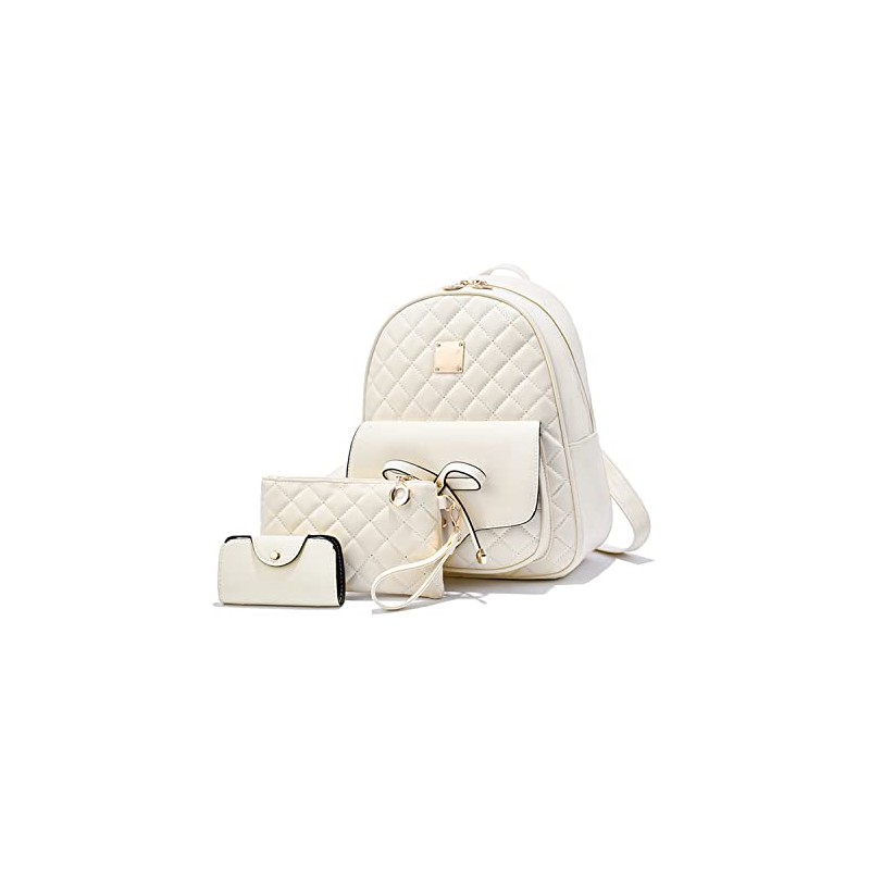 EVEOUT Women's Backpack PU Leather Casual Daypack for Travel School