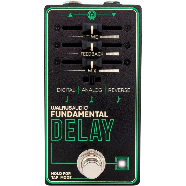 Walrus Audio Fundamental Series: Delay Effects Pedal Black