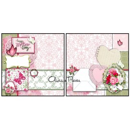 Olivia's Pieces Mother's Day- Scrapbook Pages PRINTED  - OliviasPieces