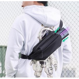 Men Crossbody Bag Large Capacity Sling Bags Hiking Shoulder Bag with Bottle Pocket Chest Bag for Travel Cycling Running