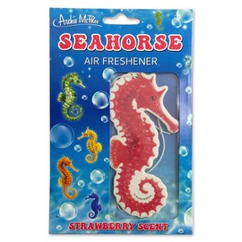 Archie McPhee Seahorse Air Freshener (Strawbery Scent)