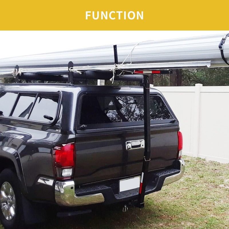 Adjustable Steel Pick Up Truck Bed Hitch Extender Extension Rack