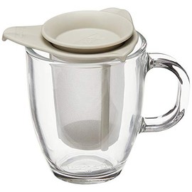Bodum K11239-913 - Yo-Yo, Tazza in vetro con filtro in plastica, capacità: 0,35 l