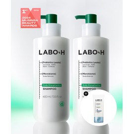 Labo H Hair Loss Remedy Scalp Strengthening Shampoo 400ml 2-Pack + Bonus