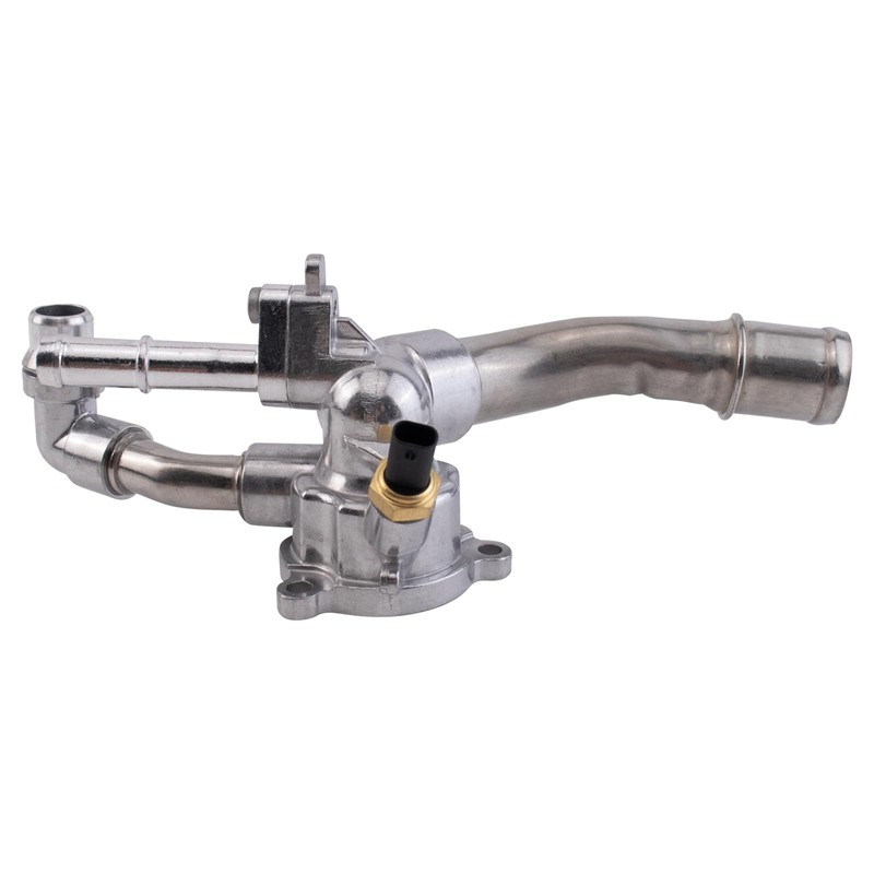 TRQ Thermostat with Housing Assembly Compatible with 2018-2024 Jeep Wrangler