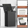 Function Home Trash Can Cabinet, 13 Gallon Kitchen Garbage Can,