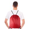 GoodtoU Drawstring Backpack Bulk 48 Pcs Drawstring Bags bulk Red